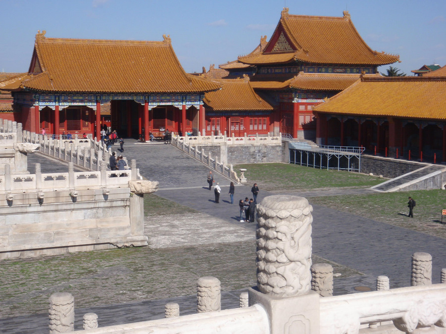 A peek into the Forbidden City.